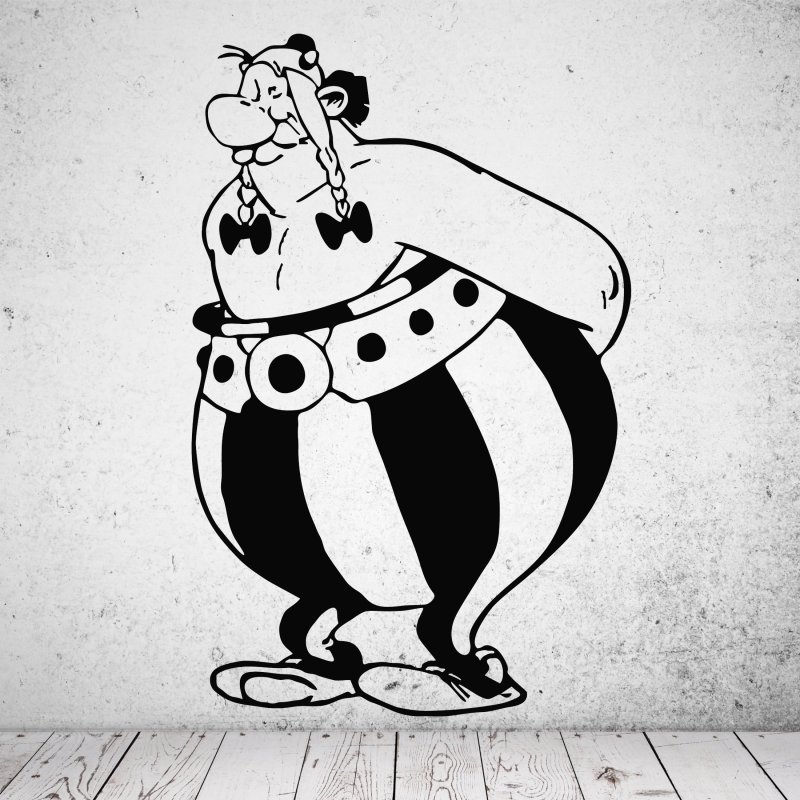 Preview: 46226 Obelix Wandsticker